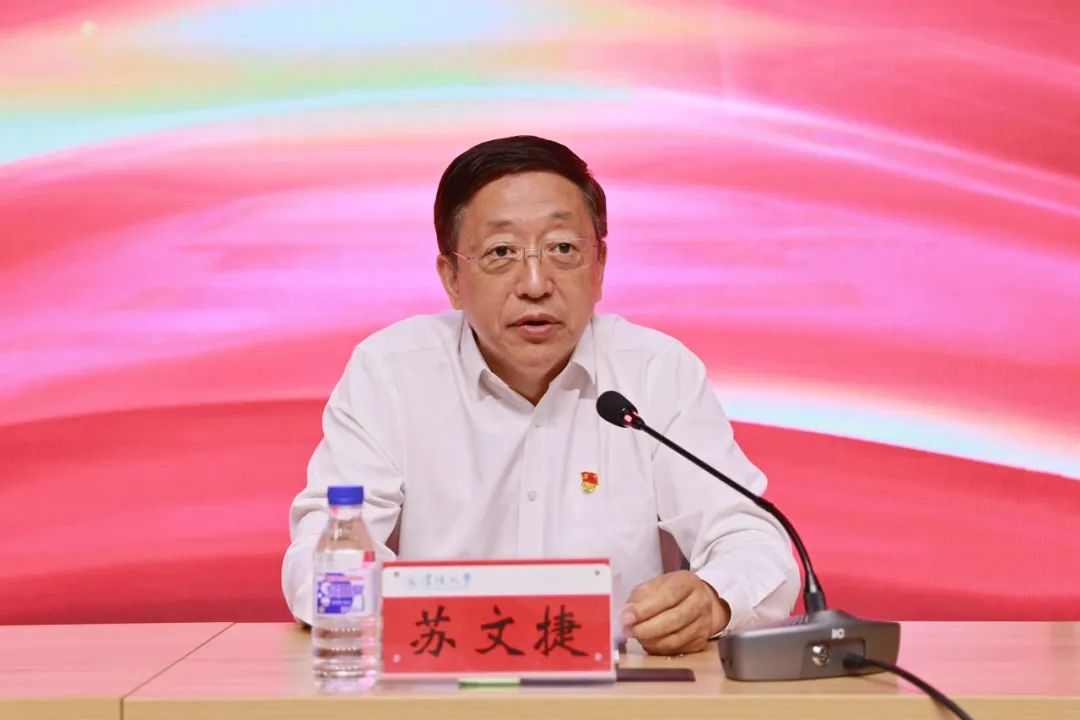 苏文捷作主题教育总结报告